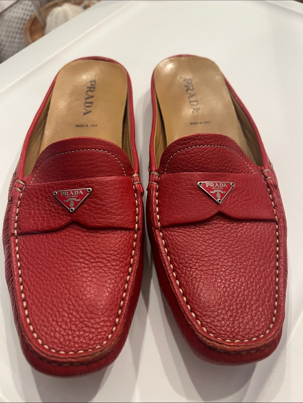 Prada Loafer Mules EEEUC